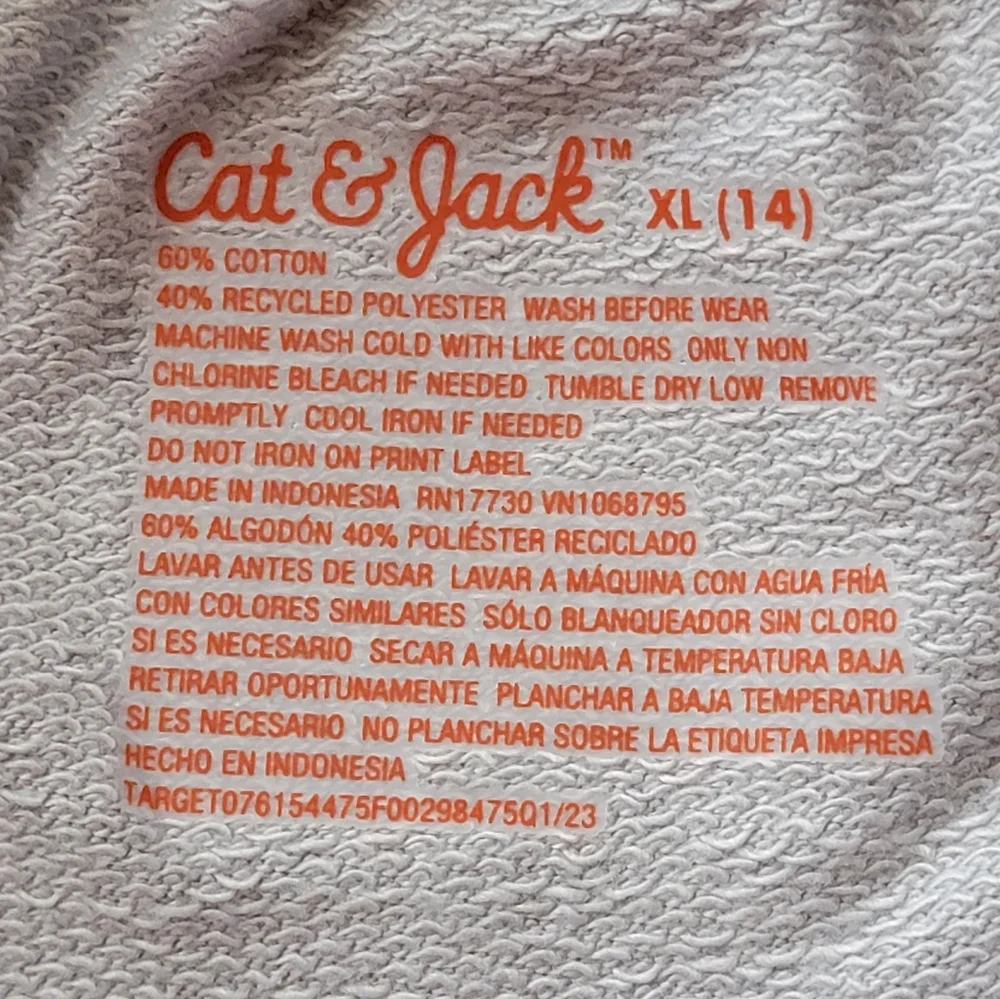 Cat & Jack Split Color Gray Shorts